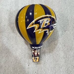Baltimore Ravens  Danbury Mint Victory Balloon Christmas Ornament 2004